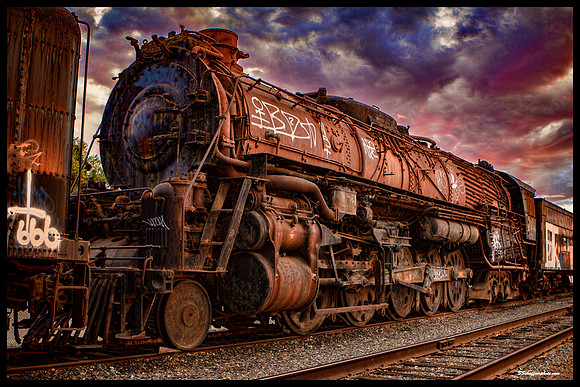 Old Train In Sacramento