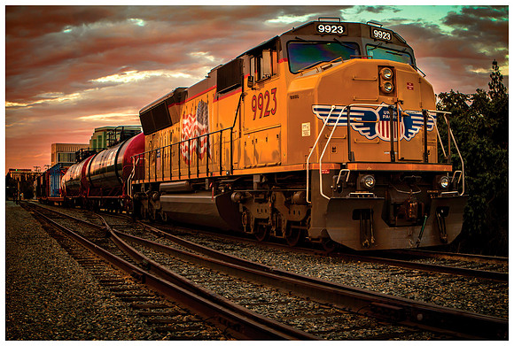 Old Train In Sacramento