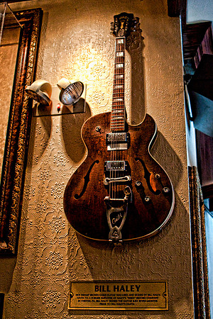 Bill Haley's Guitar in the Hardrock Downtown Sacramento