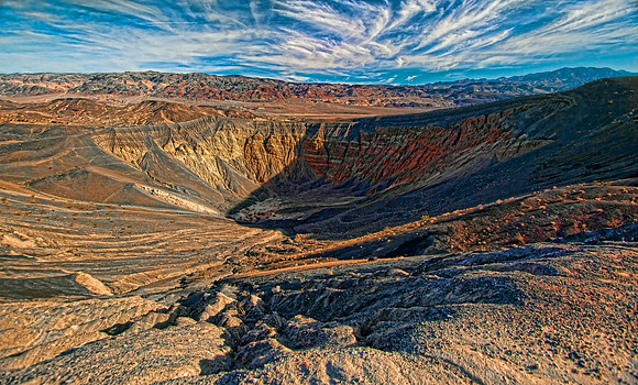 Crater in Death Valley